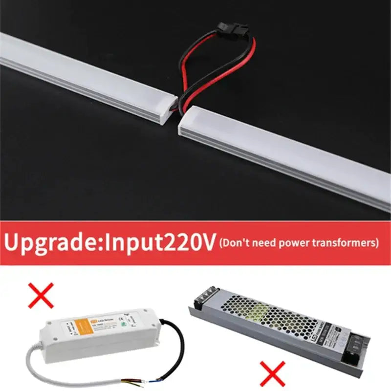 Silver U-Shape LED Light