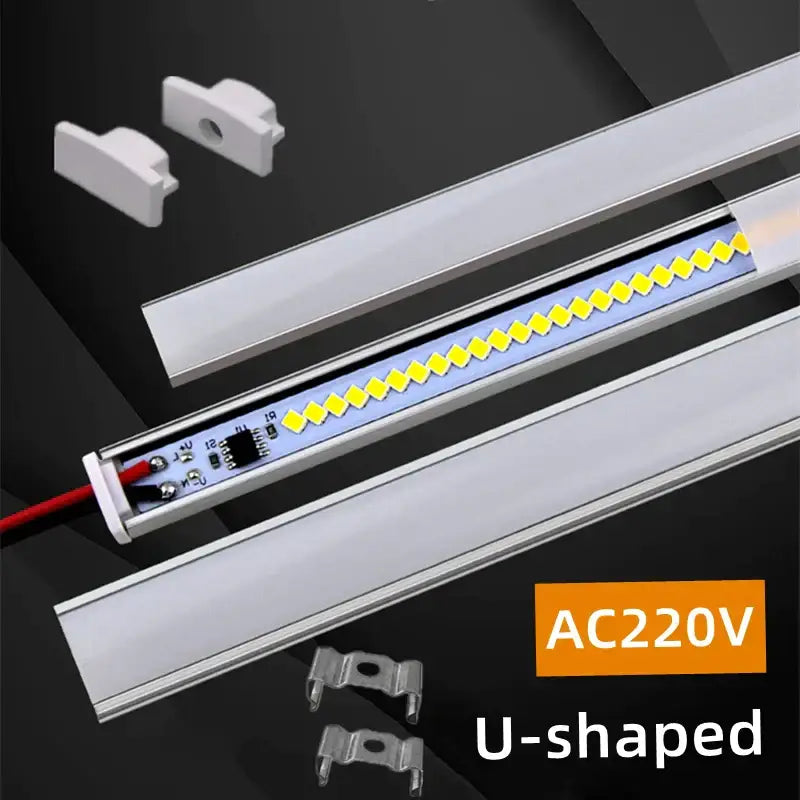 Silver U-Shape LED Light