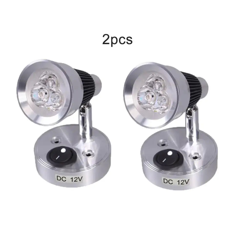 Silver Modern Reading Light