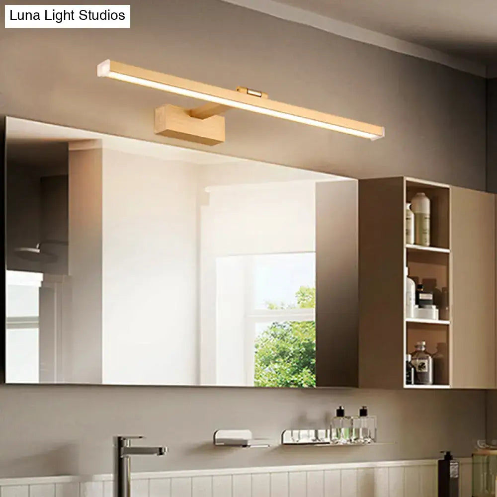 Silver Linear Vanity Light