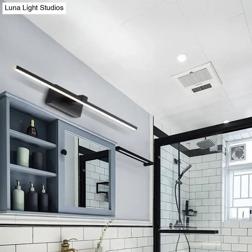 Black LED Wall Light