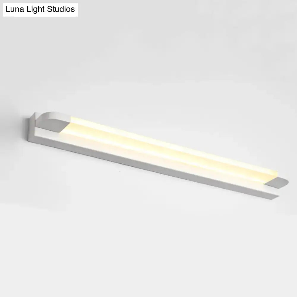 Black White Vanity Light Five Size Options