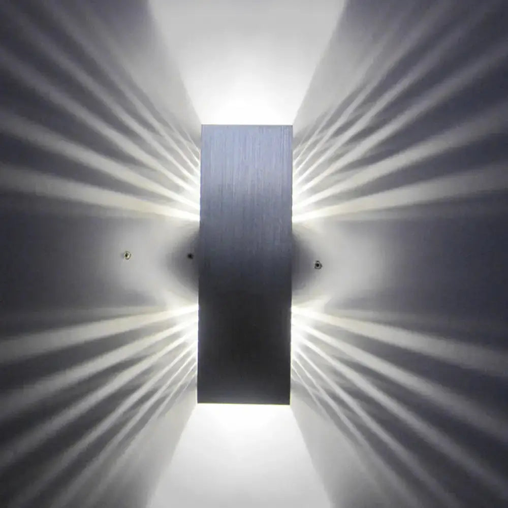 Aluminum LED Slotted Wall Sconce