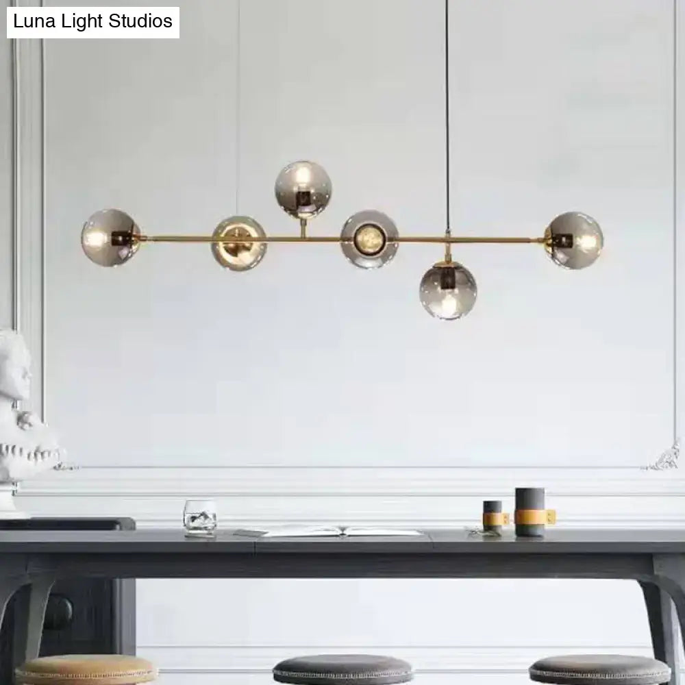 Gray Gold Linear Pendant