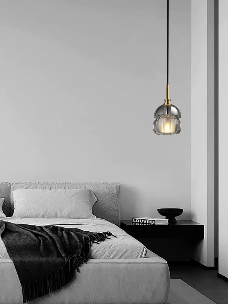 Crystal Copper Pendant Light