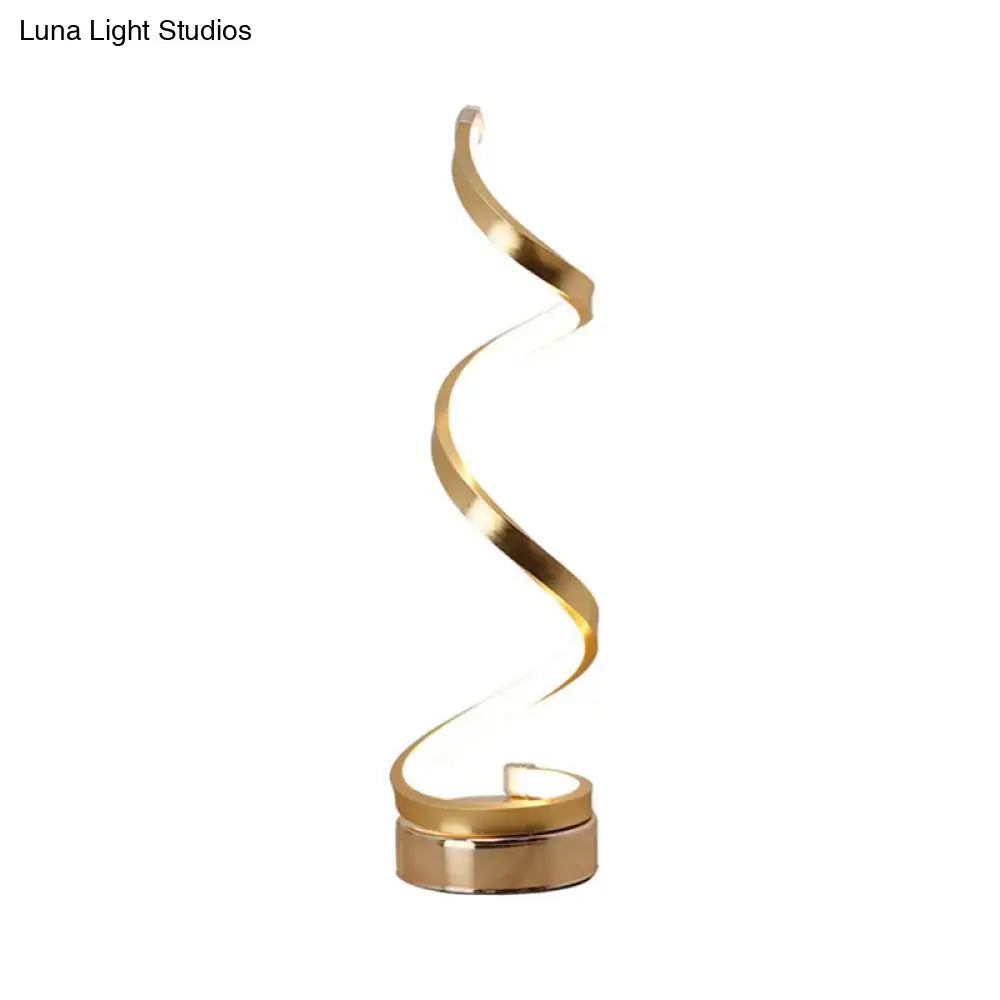 Black Gold LED Table Lamp