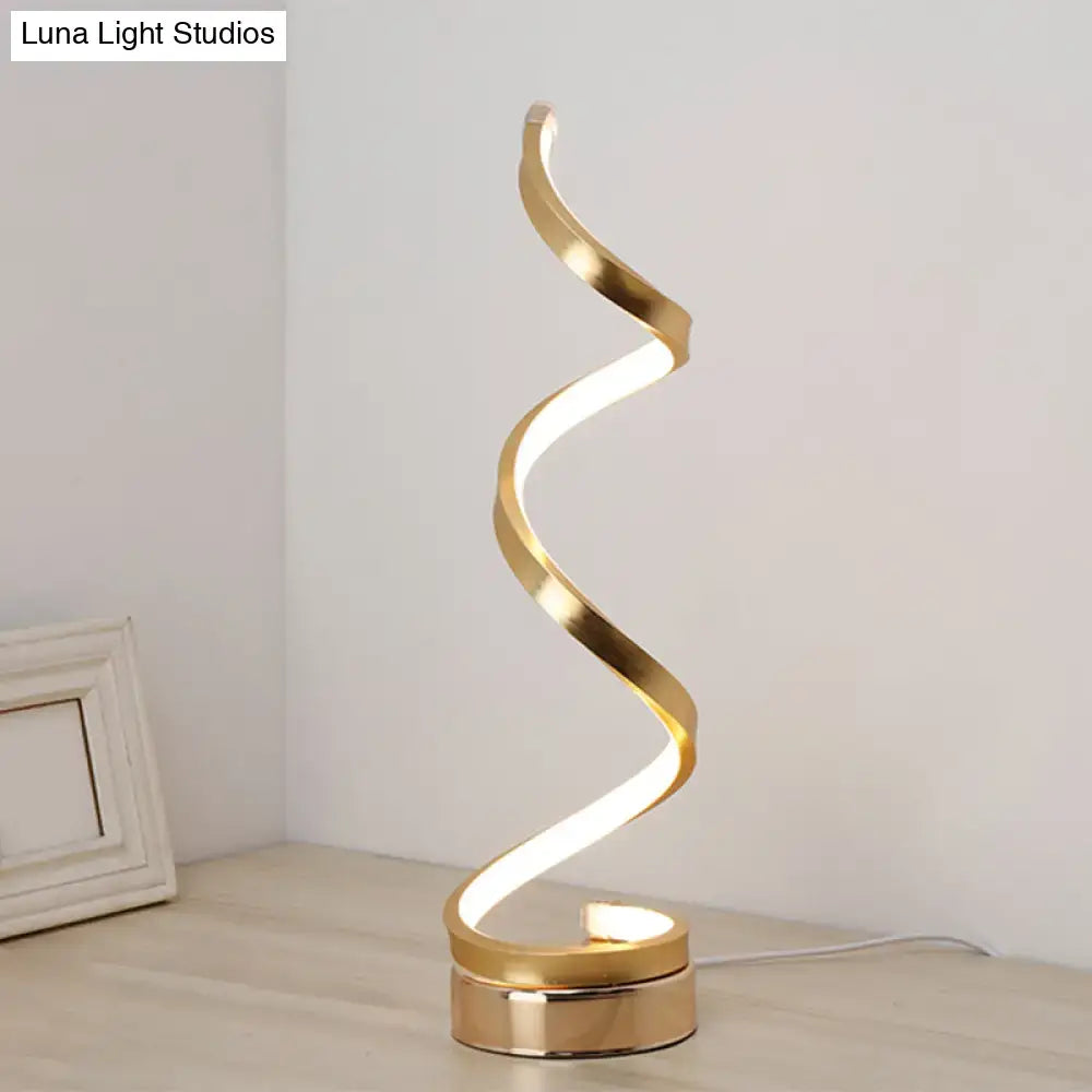 Black Gold LED Table Lamp