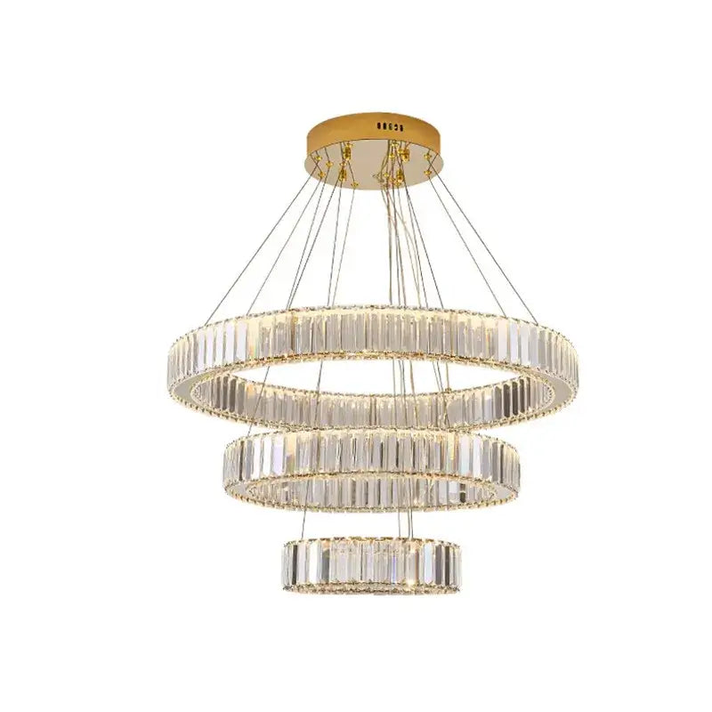 Chrome Crystal LED Chandelier