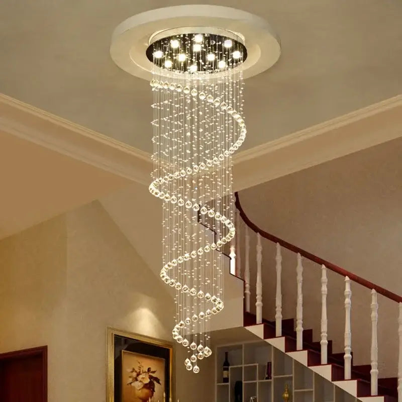 Crystal LED Ceiling Chandelier For Corridors