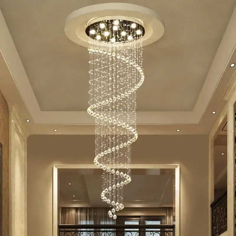 Crystal LED Ceiling Chandelier For Corridors