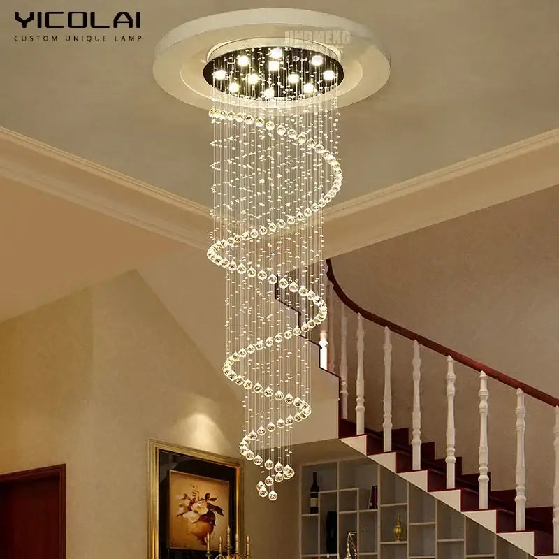 Crystal LED Ceiling Chandelier For Corridors