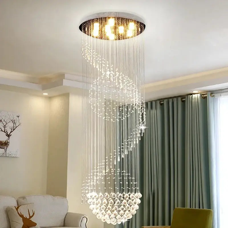 Crystal 300cm Staircase Chandelier