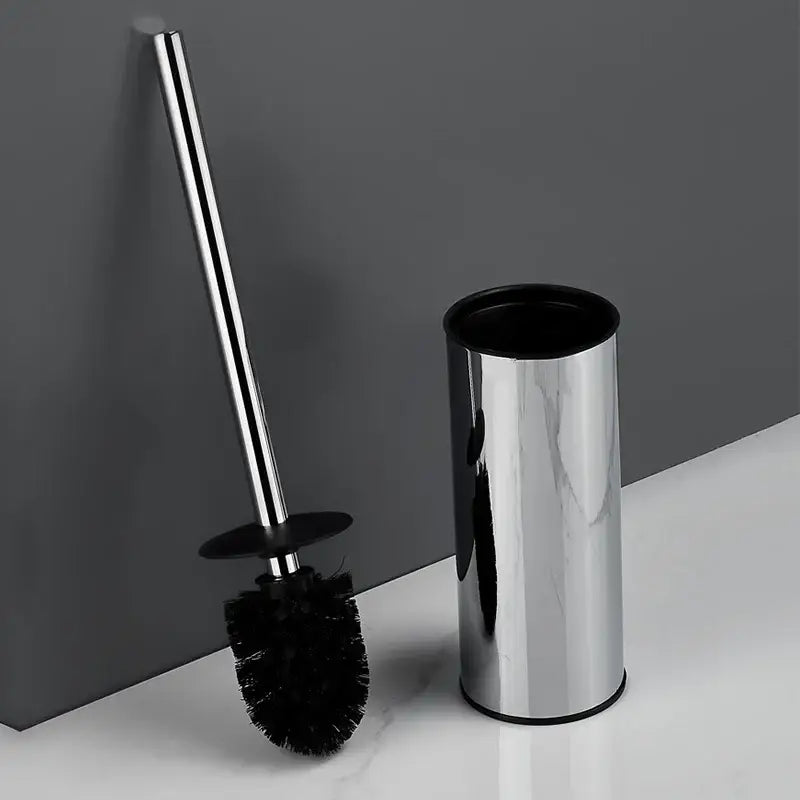 Gold Square Toilet Brush Set