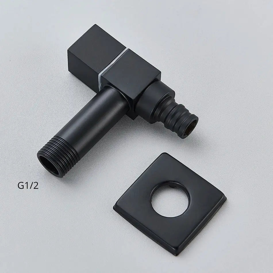 Black Brass Wall Faucet