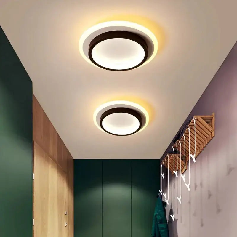 Black Square LED Ceiling Light