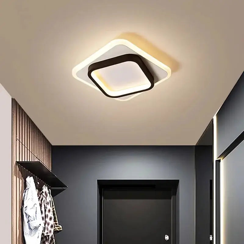 Black Square LED Ceiling Light