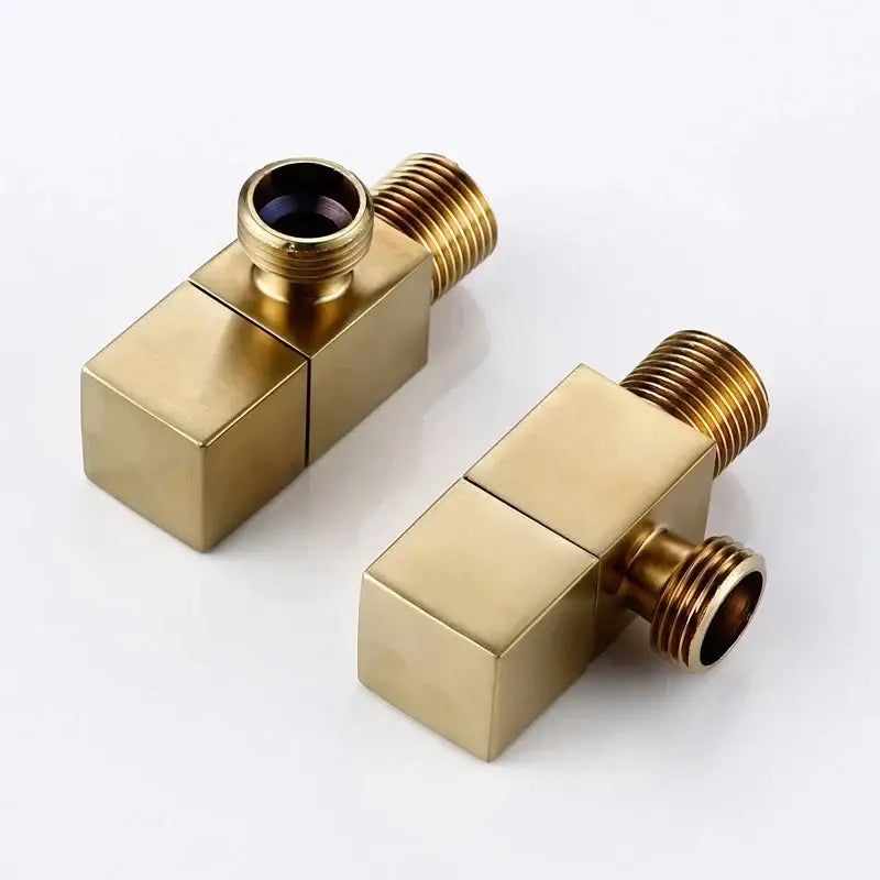 Black Brass Angle Valve