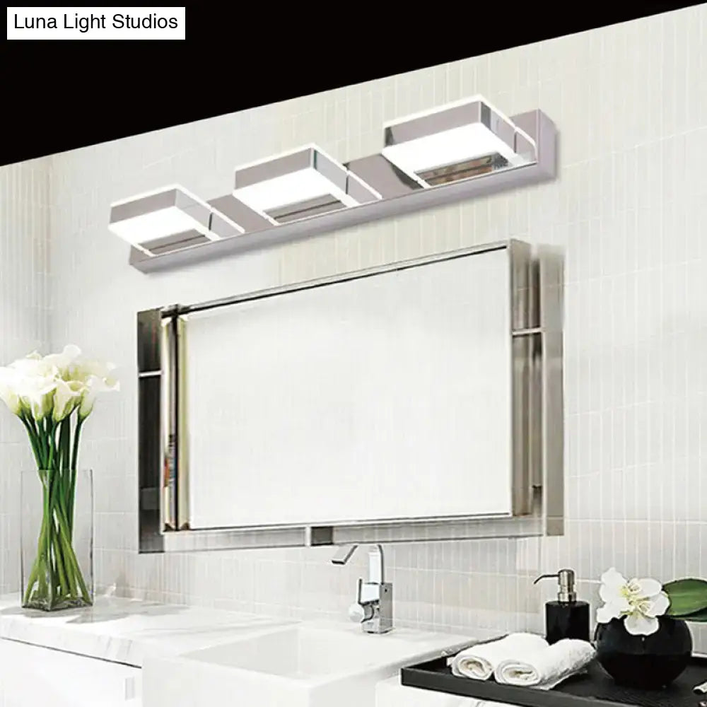 Chrome LED Vanity Sconce