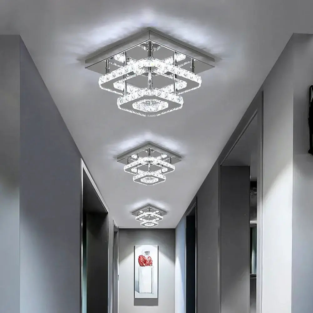Crystal LED Dining Chandelier