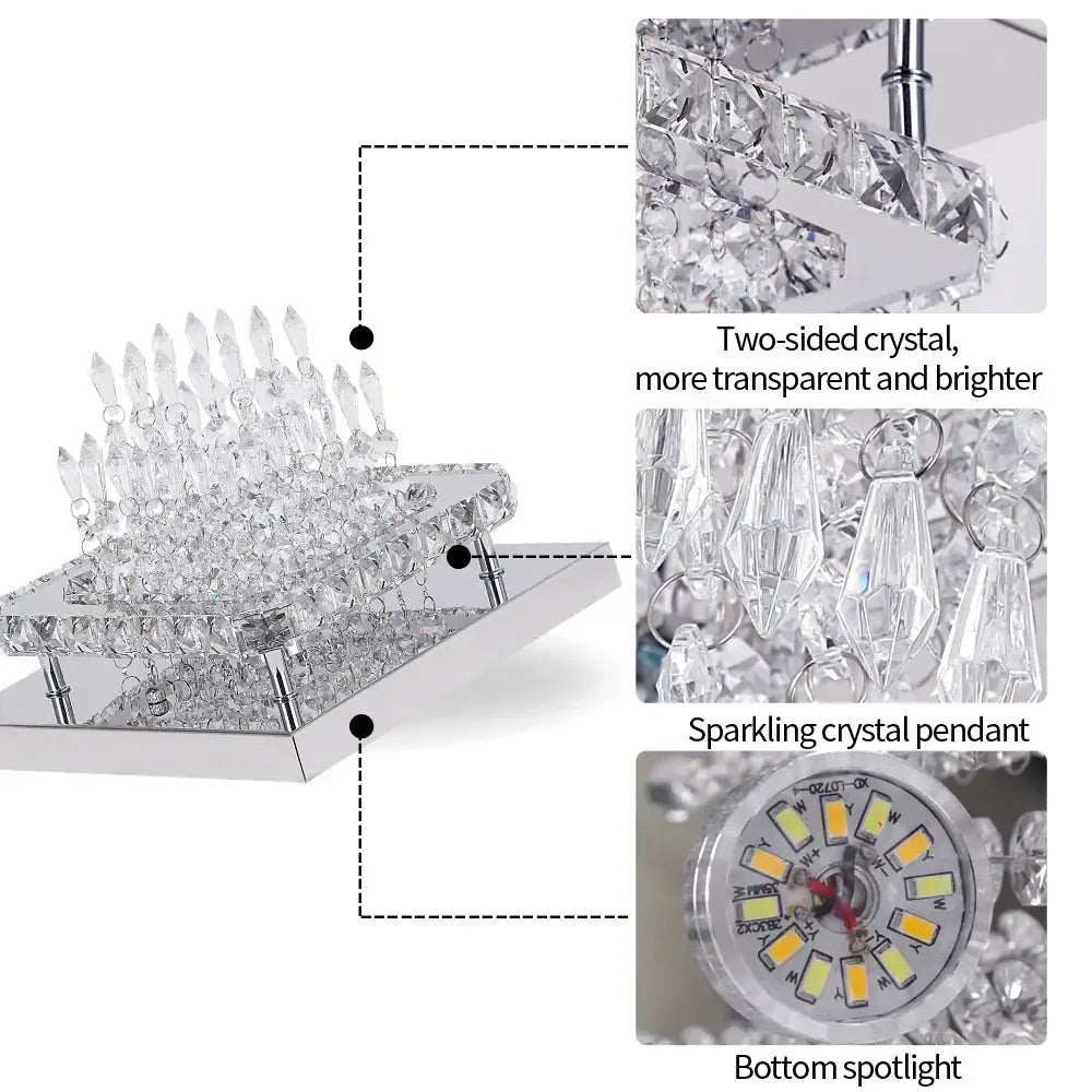 Crystal LED Pendant Chandelier