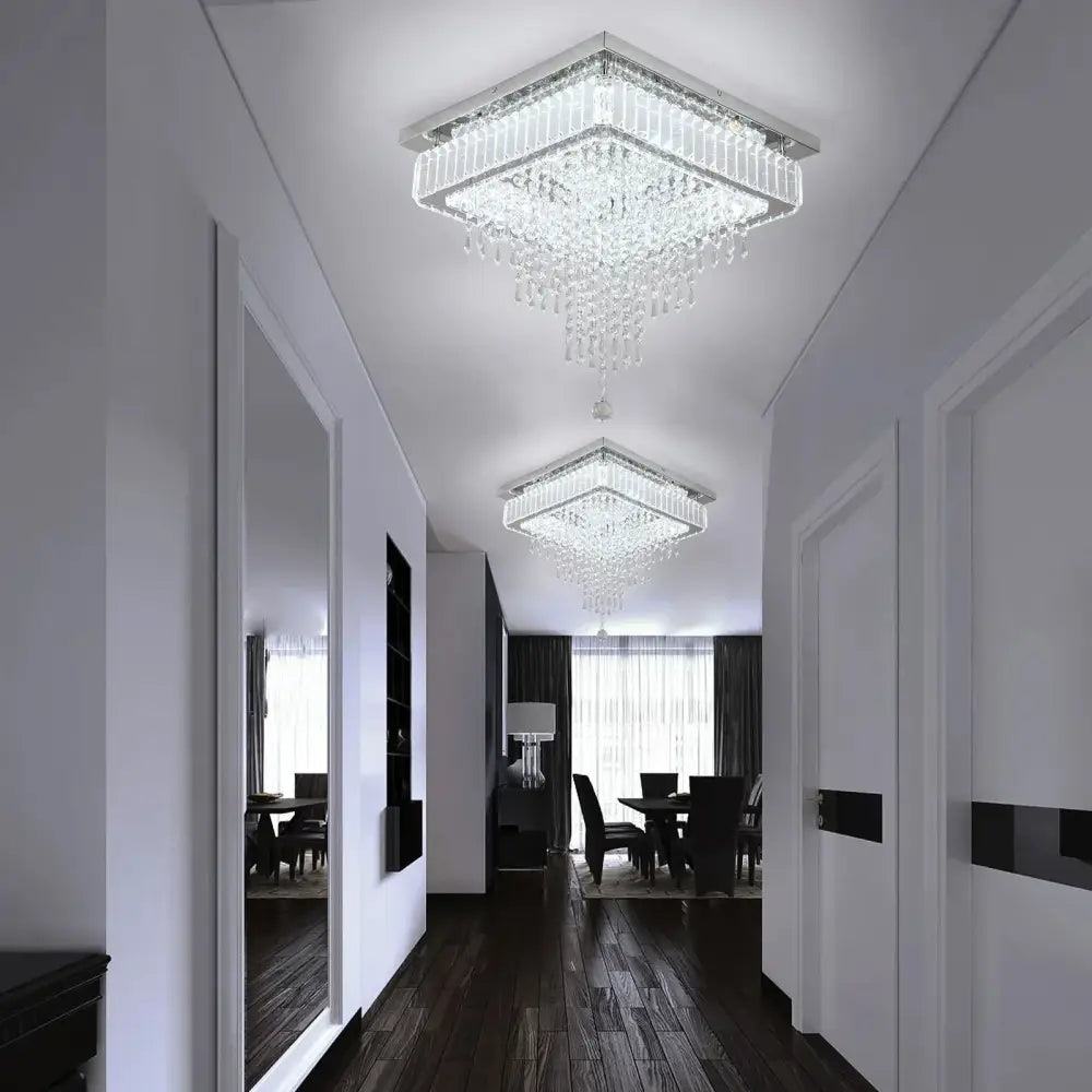 Crystal LED Pendant Chandelier