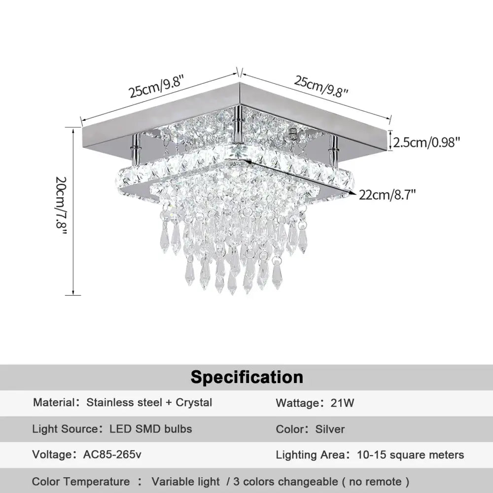 Crystal LED Pendant Chandelier