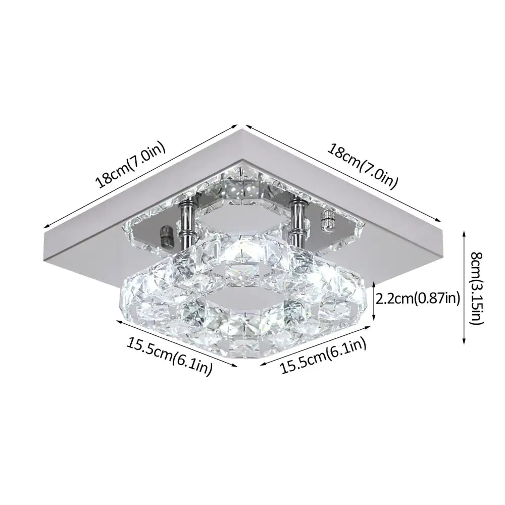 Crystal LED Pendant Chandelier