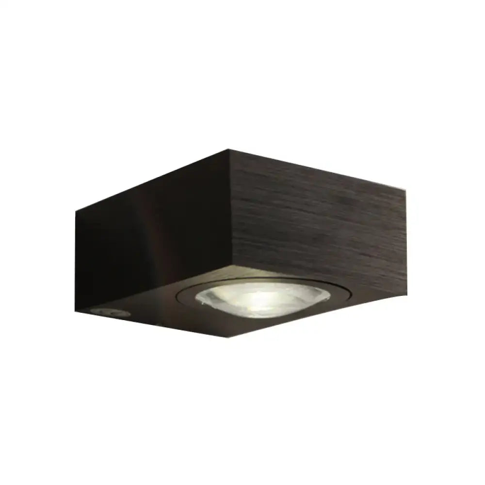 Black Silver LED Wall Sconce