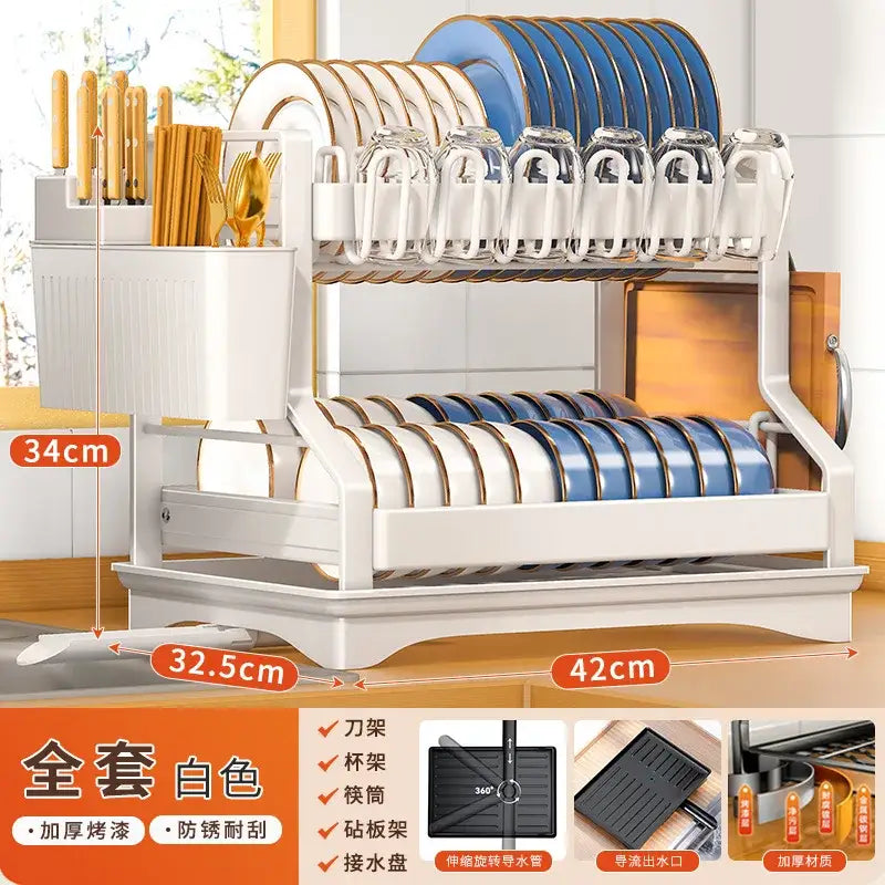 Black Dish Drying Rack