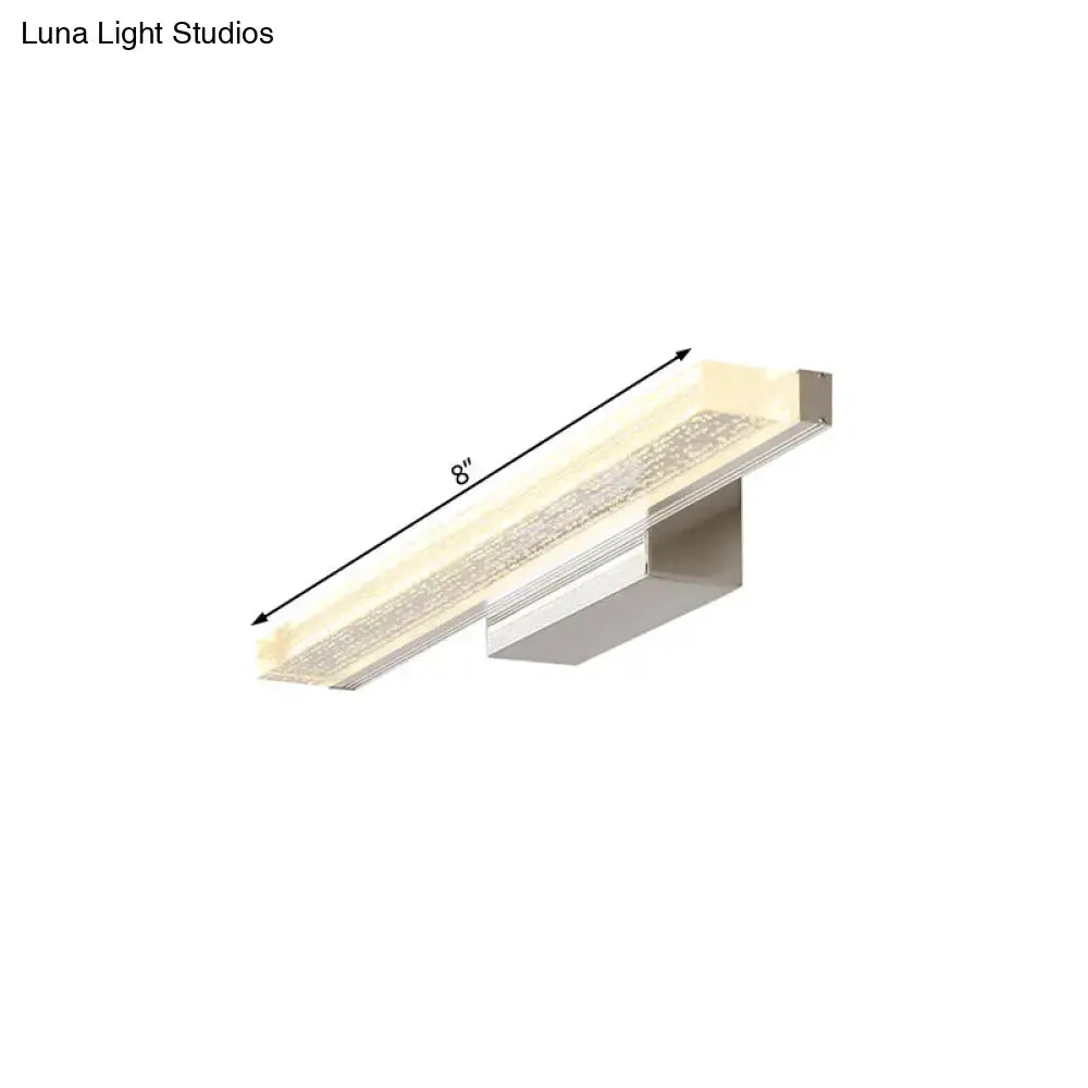 Stainless LED Bathroom Sconce