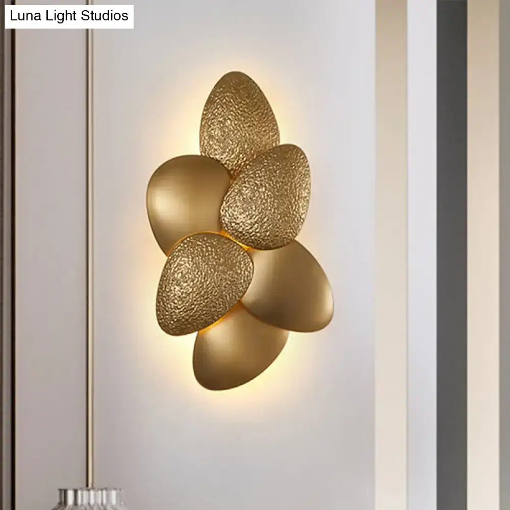 Gold Squama Wall Sconce 3 or 6 Light