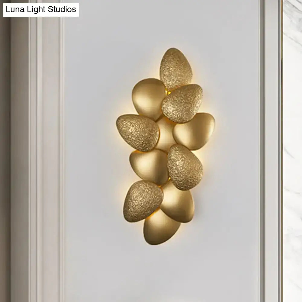 Gold Squama Wall Sconce 3 or 6 Light