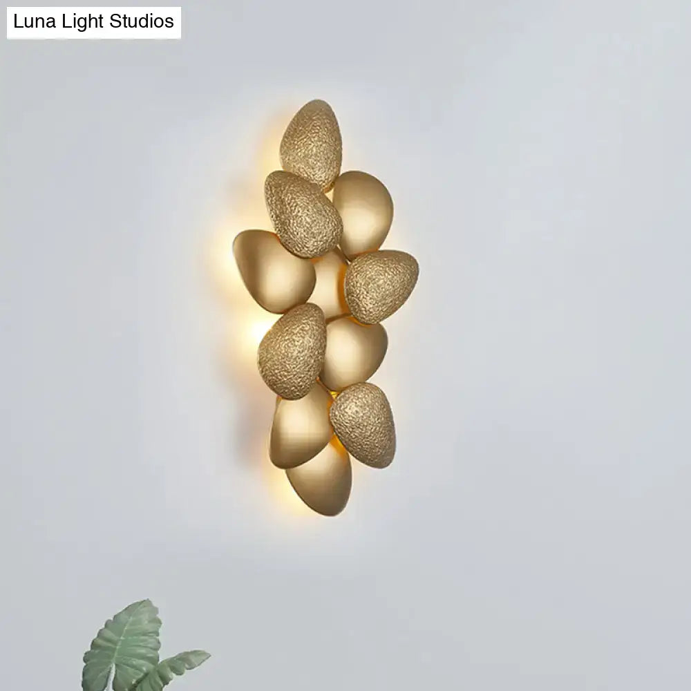 Gold Squama Wall Sconce 3 or 6 Light