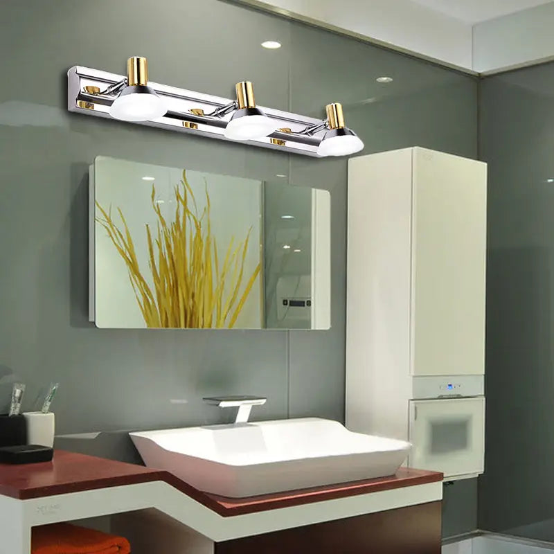 Chrome Gold Vanity Light