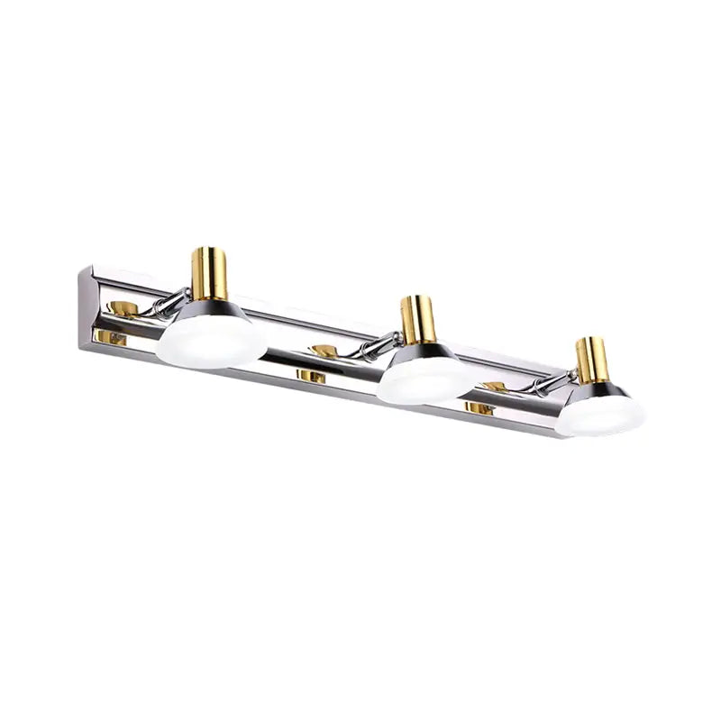 Chrome Gold Vanity Light