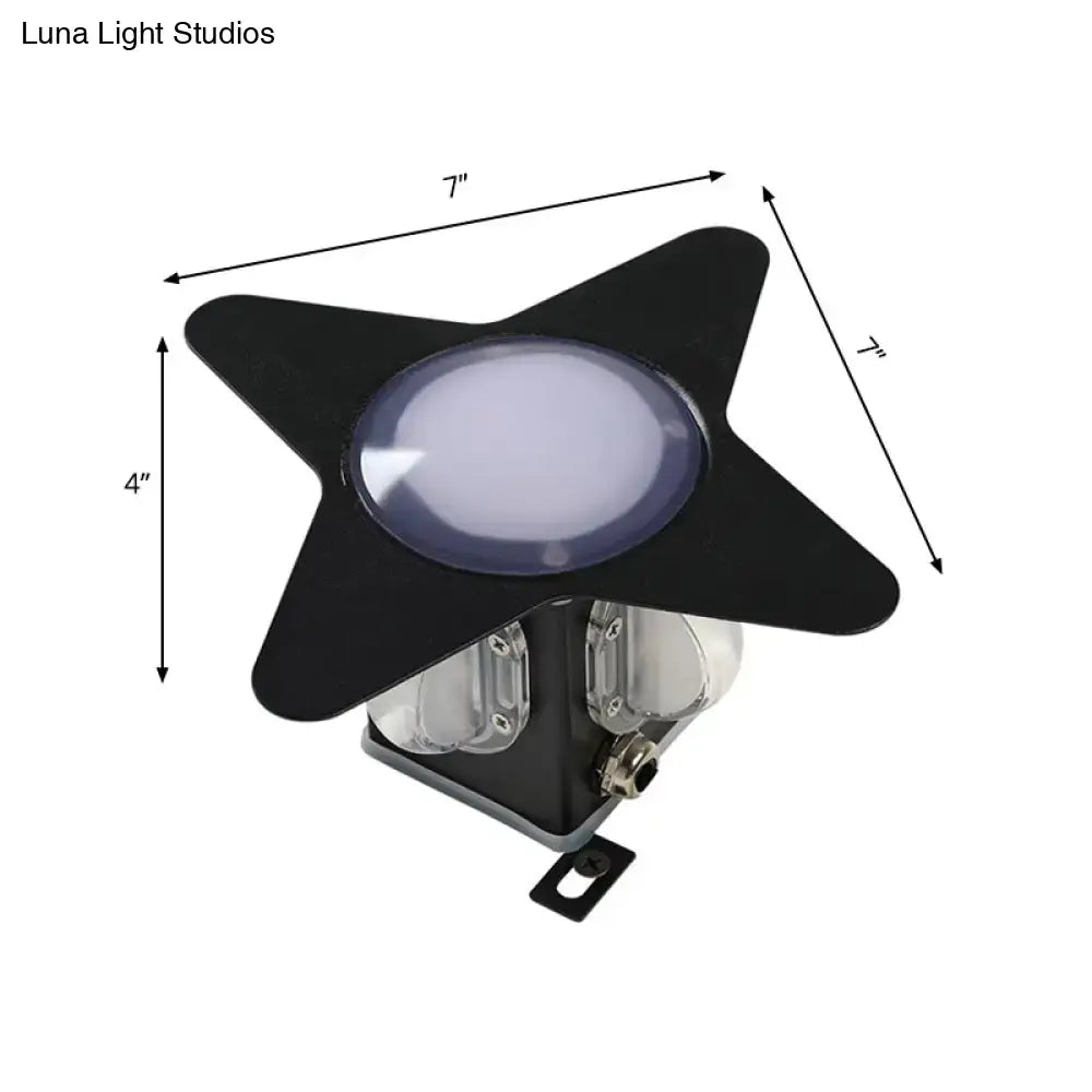 Black Petals Wall Sconce