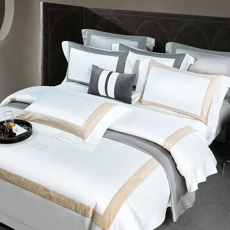Cotton Striped Bedding Set