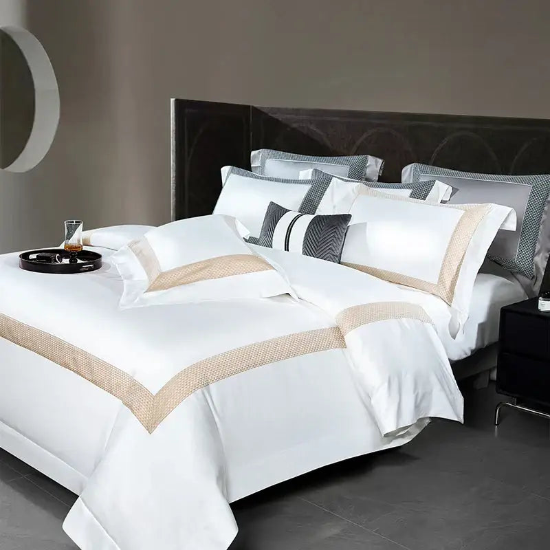 Cotton Striped Bedding Set