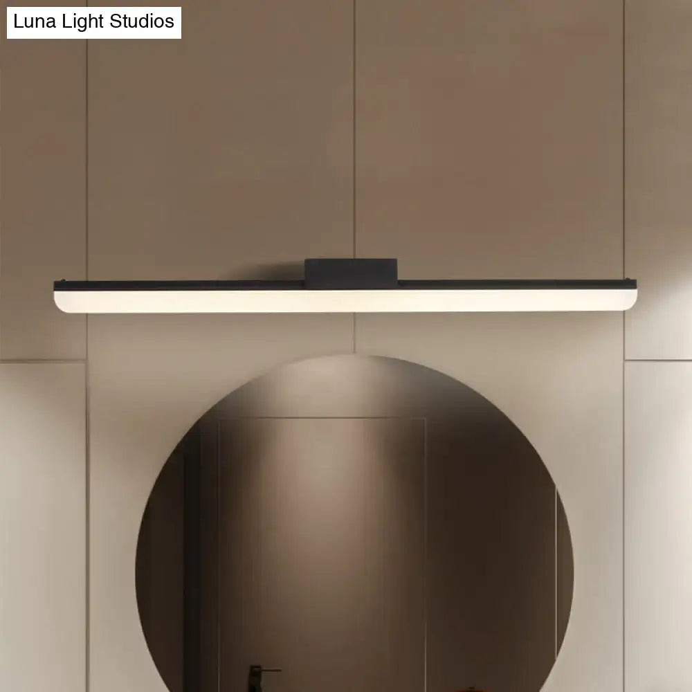 Black White Linear Sconce