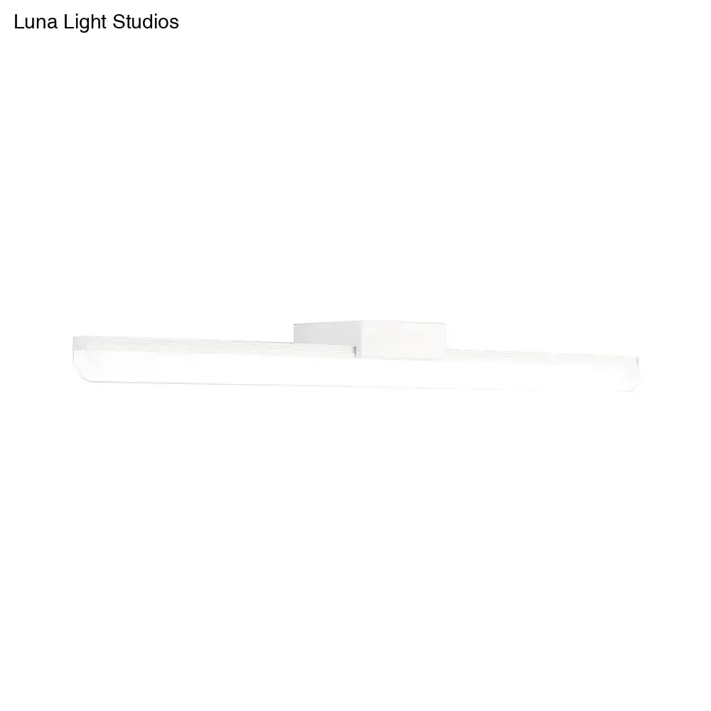 Black White Linear Sconce