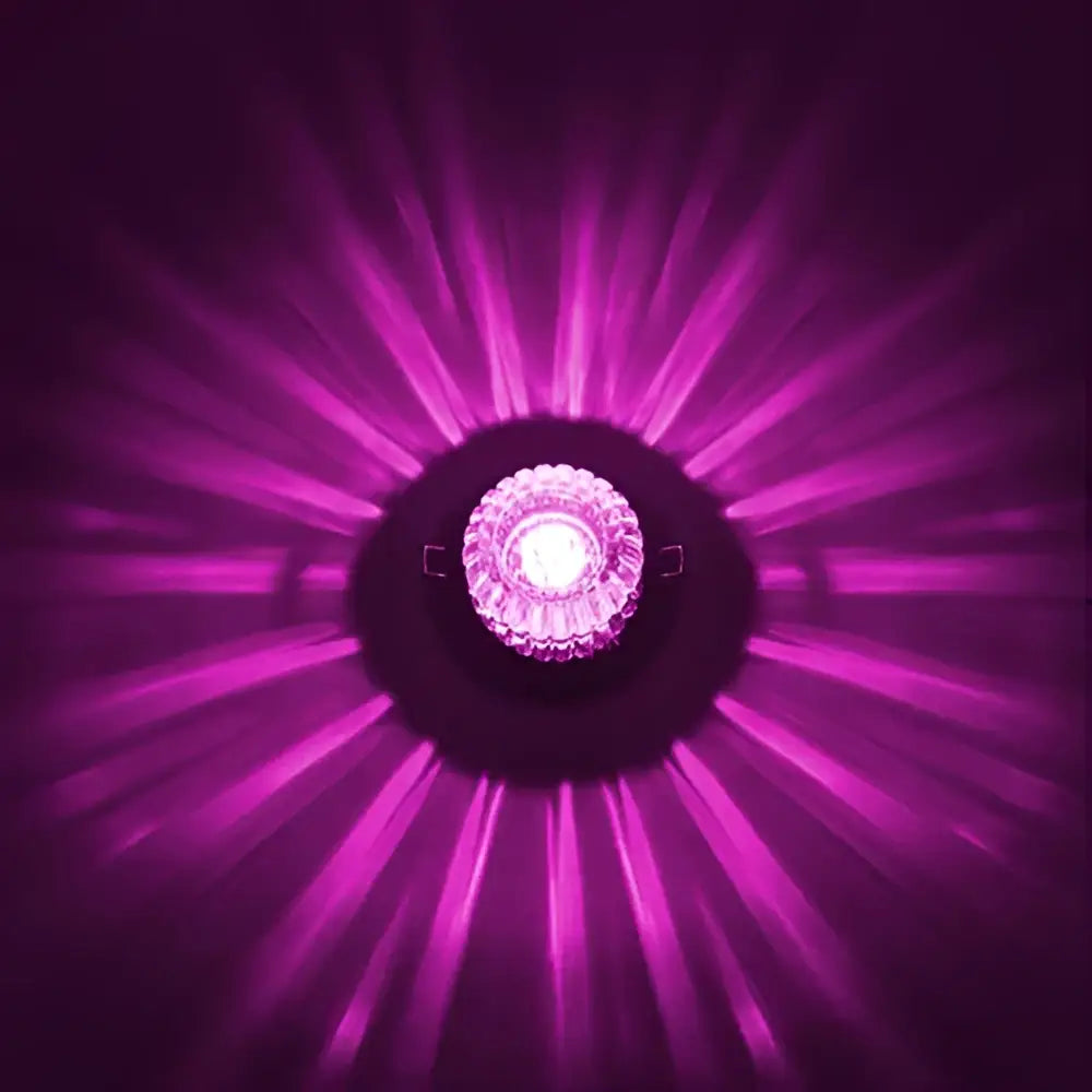 Crystal Sunburst Ceiling Light