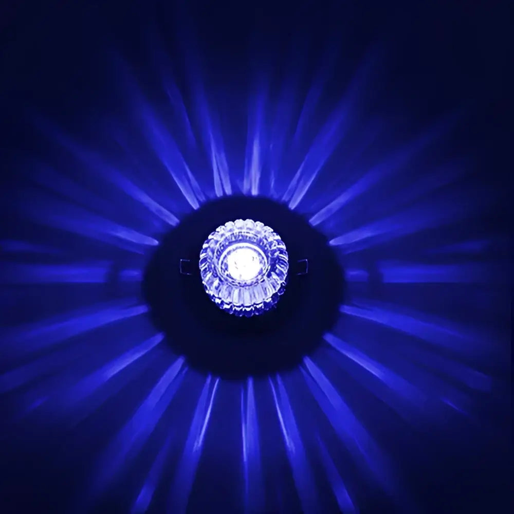 Crystal Sunburst Ceiling Light