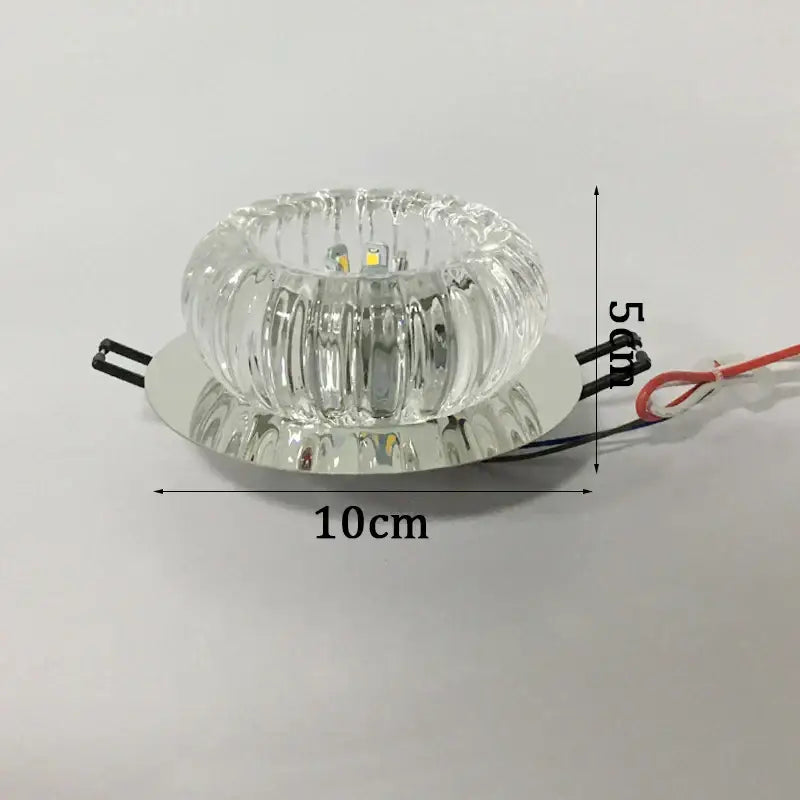 Crystal Sunburst Ceiling Light
