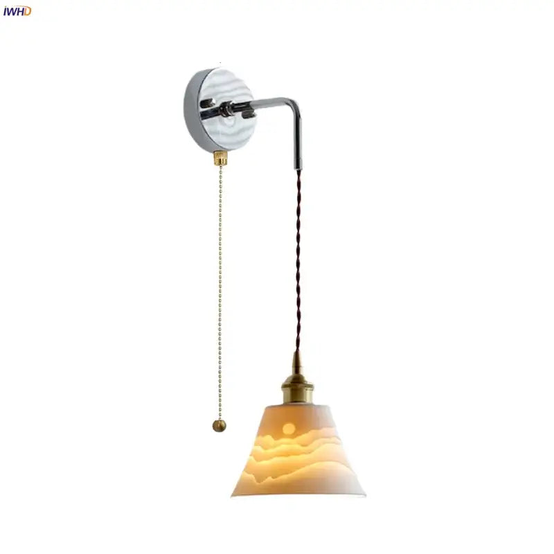 Brass Glass LED Sconce