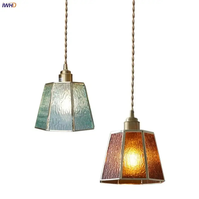 Copper Glass Pendant Lamp