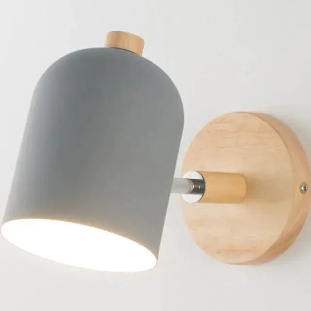 Teal Wood Wall Sconce