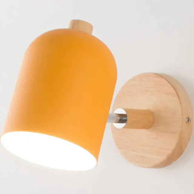 Teal Wood Wall Sconce