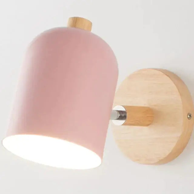 Teal Wood Wall Sconce