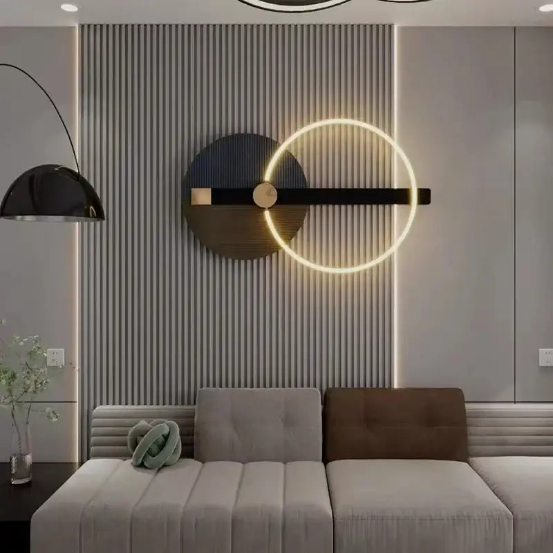 Teal Gold LED Sconce