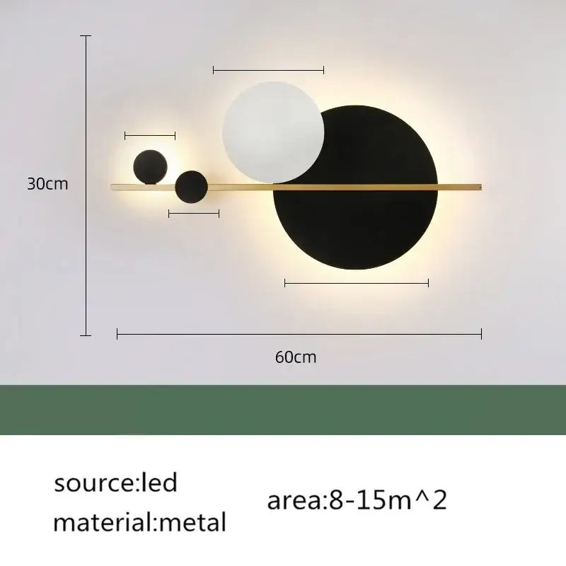 Terracotta Circular Wall Lamp